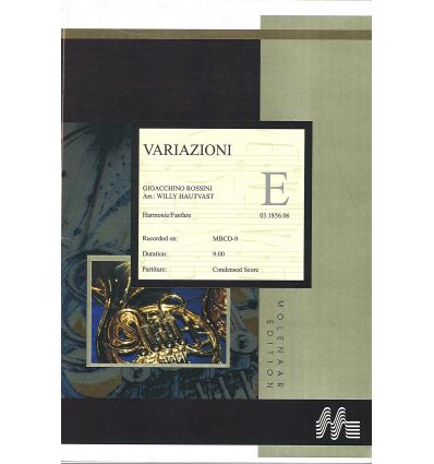 Variazoni (Cl ou sax sop & harmonie) Partition & 7...