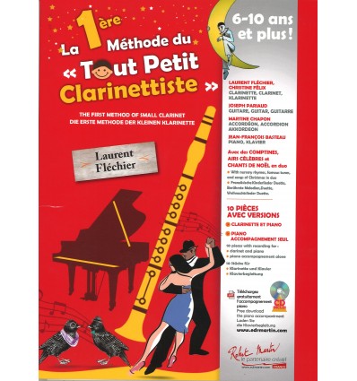 La 1ère méthode du "tout petit clarinettiste" de Laurent Fléchier