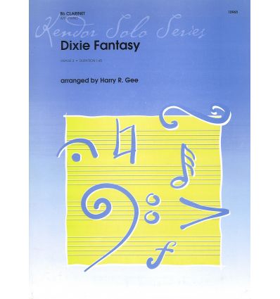 Dixie Fantasy (arr. clarinet & piano, Grade 3, 1mn...