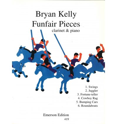 Funfair pieces (cl & piano, 6mn10: Swings,Juggler,...