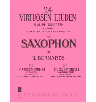 24 Virtuosen Etüden in allen Tonarten für sax... P...