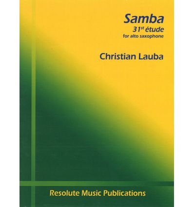 Samba 31ème etude (sax alto seul) FFEM 2017