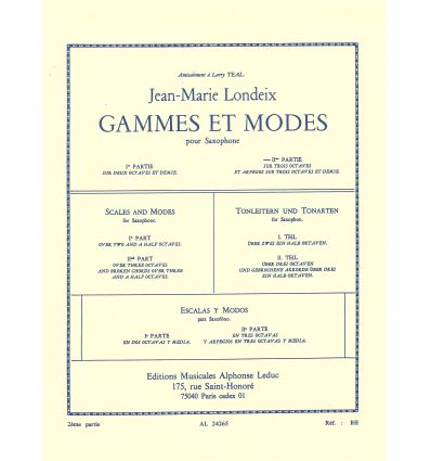 Gammes et modes 2e partie (d'après Debussy, Ravel ...
