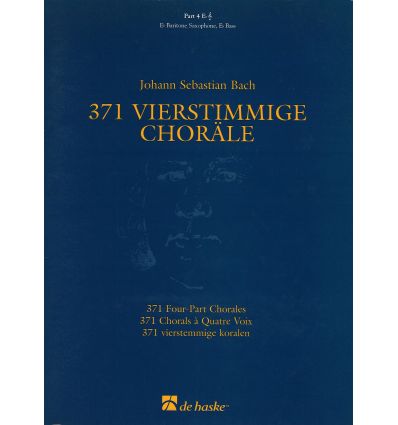 371 Chorals à 4 voix, partie 4, Mib (sax baryton,....