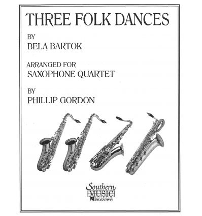 Three Folk Dances (4 saxophones AATB) Grade 4
