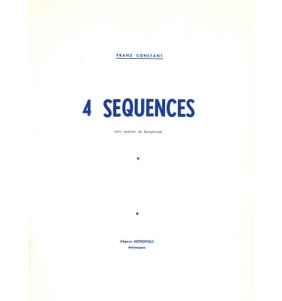 4 Sequences (partition) Grand Format (Large Size) ...