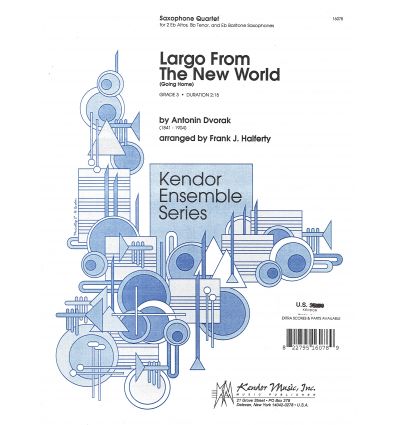 Largo from the New World, Grade 3 (4 sax AATB)