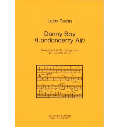 Danny Boy (Londonderry Air) arr. 4sax SATB ou AATT...