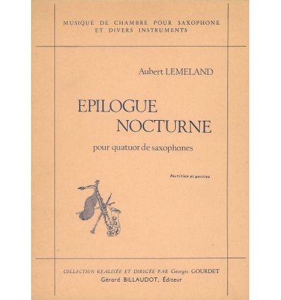 Epilogue nocturne (4 sax)