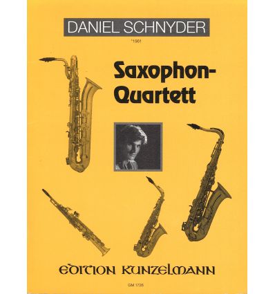 Quartett (Partition & parties) 4 sax satb