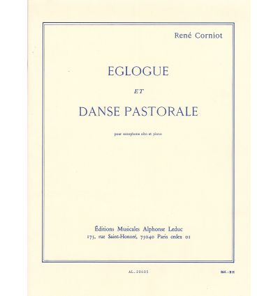 Eglogue et danse pastorale (sax alto & pno) FFEM 2...