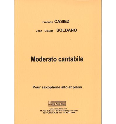 Moderato cantabile (sax alto & piano, 3e année cyc...