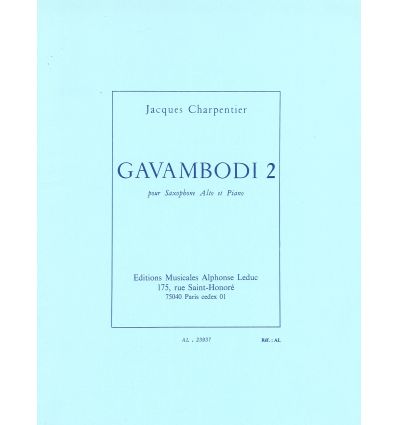 Gavambodi 2 (sax alto & pno)