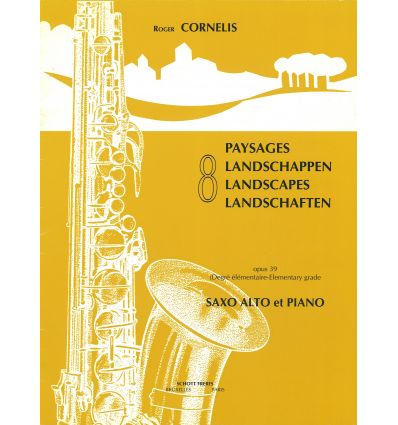 8 Paysages op.39 (Elementaire) Sax & piano (5e a.)...