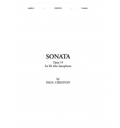 Sonata op. 19 (alto sax & piano)
