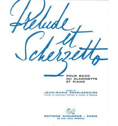 Prelude / Scherzetto (Cl sib ou sax mib & piano) P...
