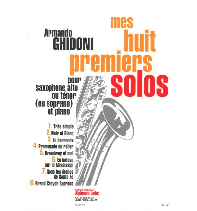 Mes 8 premiers solos (sax alto & piano) CMF 2012: ...