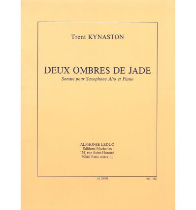 Deux ombres de jade : Sonate sax alto & piano