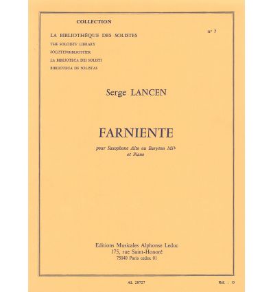 Farniente (sax alto & piano) (CMF 2011 : 1er cycle...