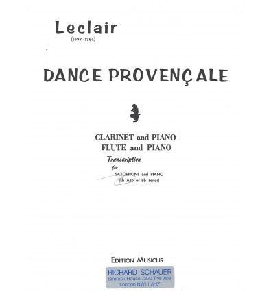 Danse provencale (Version sax alto & piano)