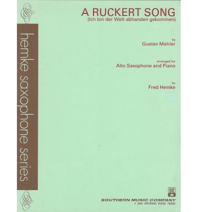 A Rückert Song (arr. alto sax & piano)