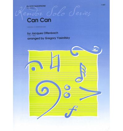 Can Can (arr. alto sax & piano, Grade 4, 2 mn)