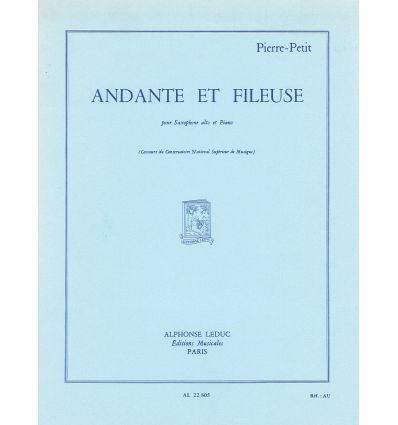 Andante et fileuse (saxophone alto et piano) (comp...