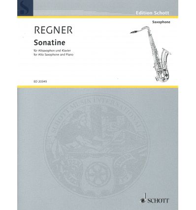 Sonatine pour saxophone alto et piano (2007) Assez...