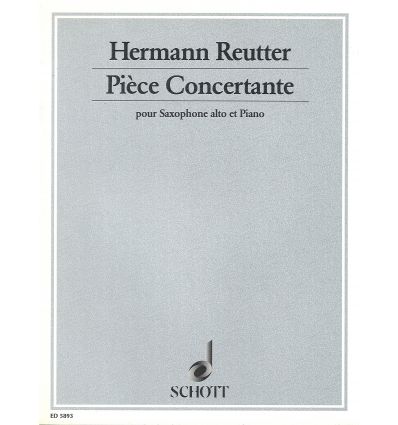 Piece concertante (dédiée à J.M. Londeix, 1968)