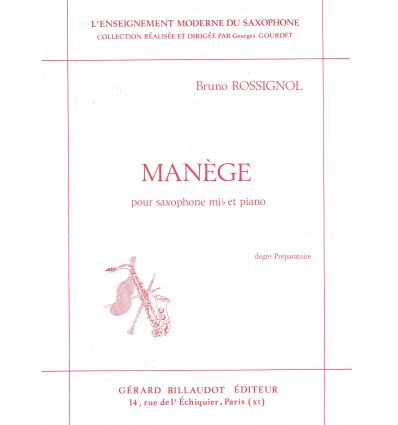 Manège (sax alto & piano)