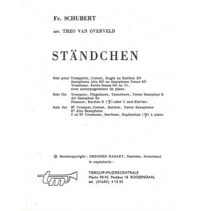Ständchen (sax alto & piano)