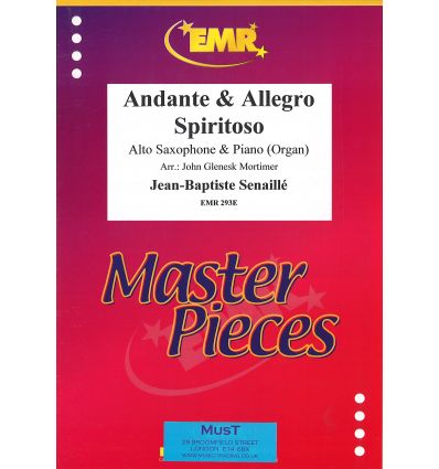 Andante & Allegro Spiritoso for sax alto & piano (...