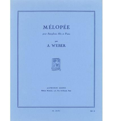 Mélopée (sax alto et piano)