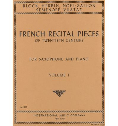 French recital pieces of xxth century vol.1 (Bloch...