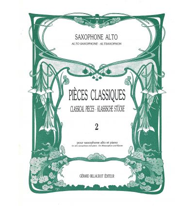 Pieces classiques vol. 2 : Sax alto & piano