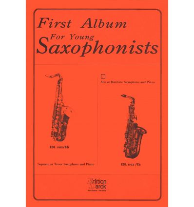 First album for young saxophonists (Sax sop ou ten...