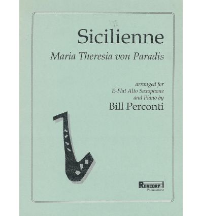 Sicilienne (18e s., arr. sax alto & pno, author : ...