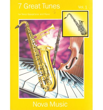 7 Great tunes vol.1, sax ten & piano. Joplin Bach/...