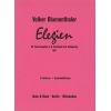 Elegien (sax ténor, cb & perc.) (1981) 2 partition...