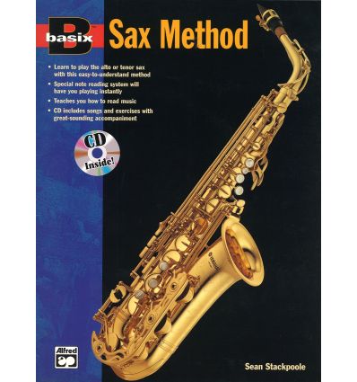 Basix : saxophone method Book +CD