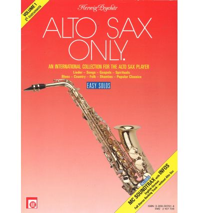 Alto sax only vol.1. Easy solos+CD accomp. (Popula...