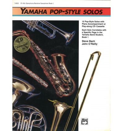 Yamaha pop-style solos : 15 solos alto/bar sax & p...