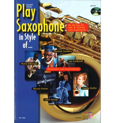 Play saxophone in style of : Candy Dulfer, Ph. San...