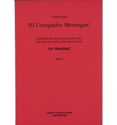 El Compadre Merengue (4 sax satb ou aatb)