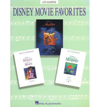 Disney movie favorites alto sax (Petite sirene, Be...
