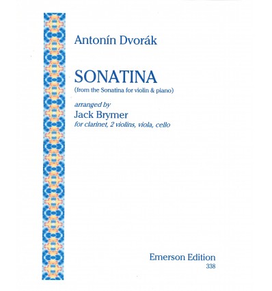 Sonatina, arr. clarinet (in A) & string quartet, a...