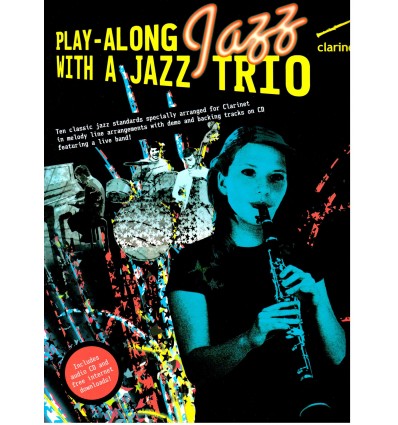 Play along Jazz with a trio,clarinet+CD.Birdland, ...