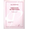 Variations de Printemps (clarinette et piano) 24 mn, diffici...