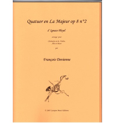 Quatuor en la majeur op.8 N°2, arr. cl. en la, vio...