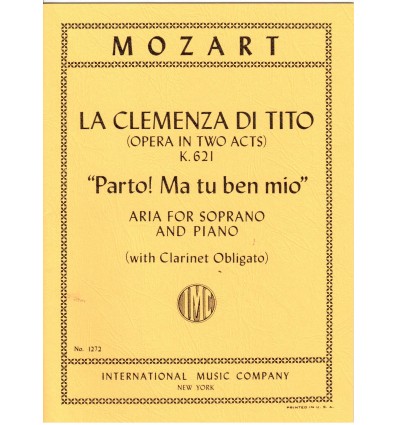 Clemenza di Tito : Parto... (Sop cl piano) (= Clém...